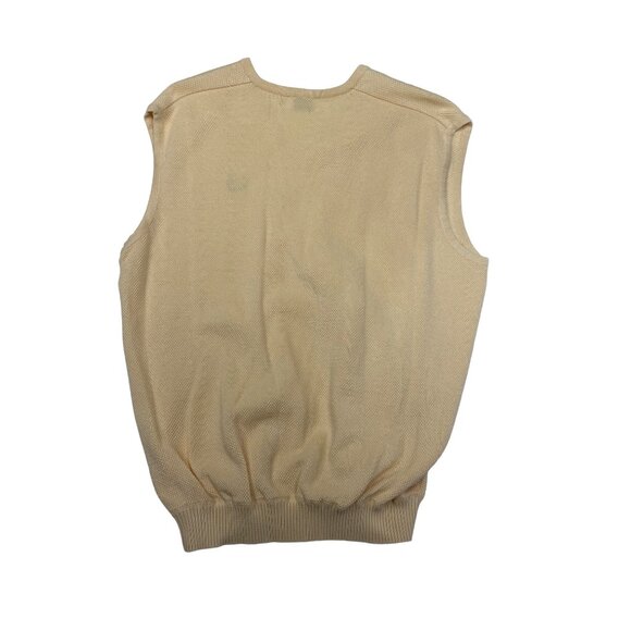 Masters St. Croix Knits Beige Pullover Sweater Vest XL PGA Golf - Picture 4 of 6